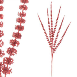 Branch Glitter Red