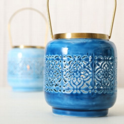 Candelabru Maroco Blue