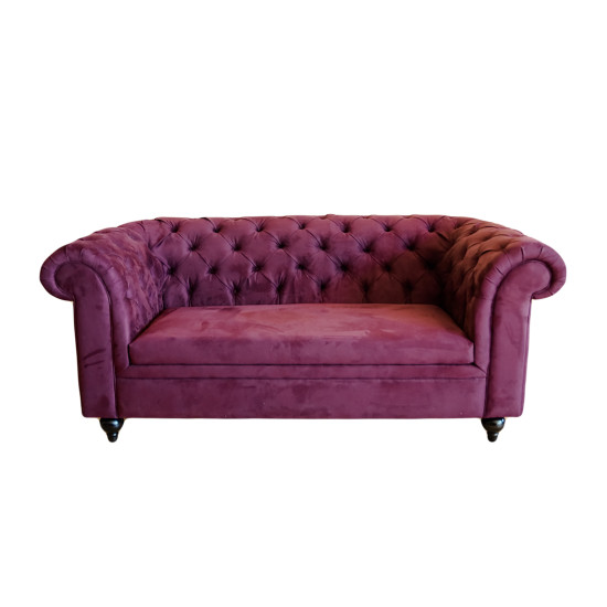 Canapea 2 locuri fixa Chesterfield 1