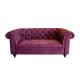 Canapea 2 locuri fixa Chesterfield 1