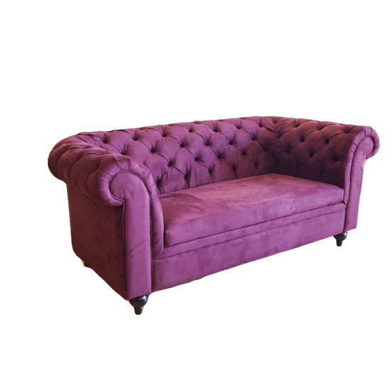 Canapea 2 locuri fixa Chesterfield 1