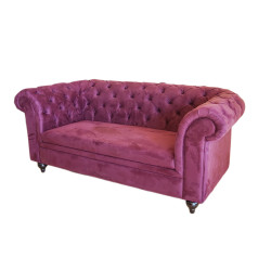 Canapea 2 locuri fixa Chesterfield 1