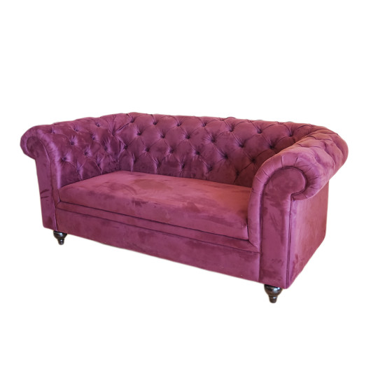 Canapea 2 locuri fixa Chesterfield 1