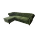 Canapea fixa cu sezlong Chesterfield