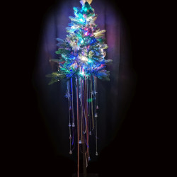 Brad artificial Exotique cu decoratiuni