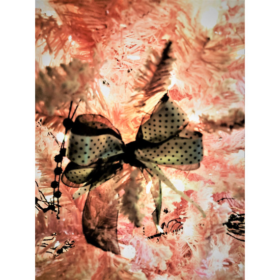 Brad artificial Glamour cu decoratiuni