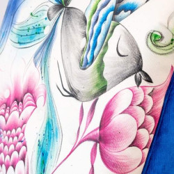 Fotoliu pictat manual Venice