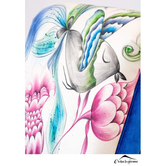 Fotoliu pictat manual Venice