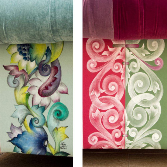 Canapea pictata manual - Mara 2