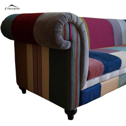 Canapea 4 locuri fixa cu sezlong Oxford