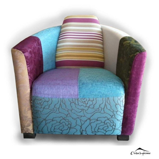 Fotoliu cu tapiterie de stofa Brandon