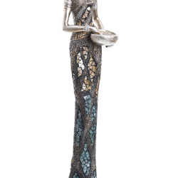 Decoratiune "African Lady with bowl"