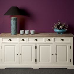 Bufet din lemn de rasinos, Fleur, 200cm