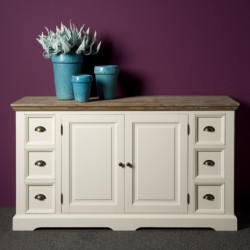 Bufet din lemn de rasinos, Fleur, 160cm