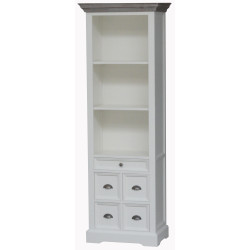 Etajera din lemn masiv de rasinos, Fleur, 66cm