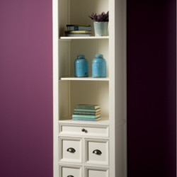 Etajera din lemn masiv de rasinos, Fleur, 66cm