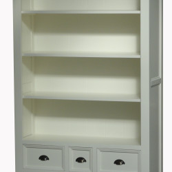 Biblioteca din lemn de rasinos, Fleur, 111cm 