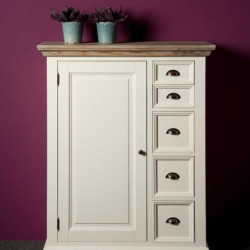 Bufet din lemn de rasinos, Fleur, 100cm