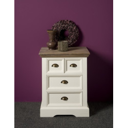 Comoda cu sertare din lemn masiv de rasinos, Fleur, 56cm