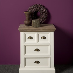 Comoda cu sertare din lemn masiv de rasinos, Fleur, 56cm