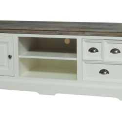 Comoda TV din lemn masiv de rasinos, Fleur, 145 cm