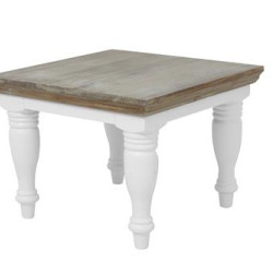 Masa cafea din lemn de rasinos, Fleur, 60cm