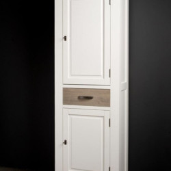 Dulap pe structura de rasinos si MDF, fronturi de stejar, Parma, 70cm