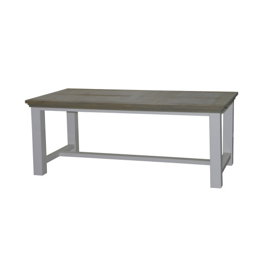 Masa dining din rasinos cu blat din stejar, Parma, 160cm