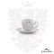 Ceasca si farfurie cafea 150ml Berlin Ivoire Premium Matt Gold