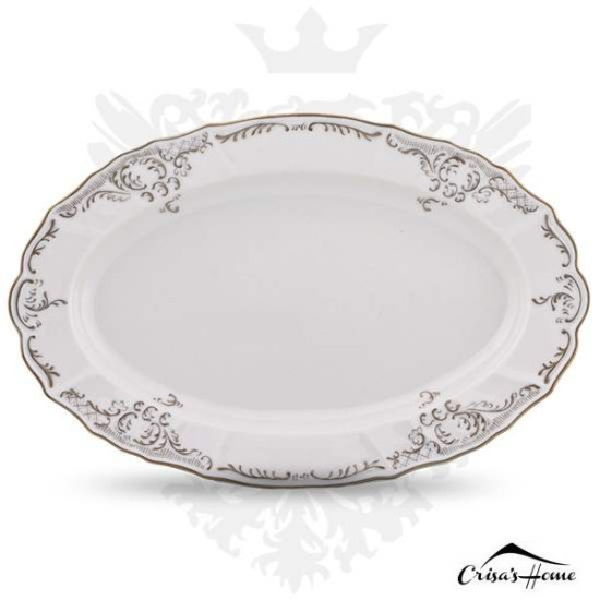 Serviciu Masa Berlin Ivoire 25 piese Matt Gold