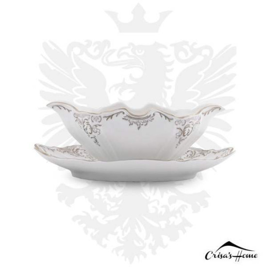 Serviciu Masa Berlin Ivoire 25 piese Matt Gold