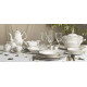 Serviciu Masa Berlin Ivoire 25 piese Matt Gold