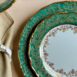 Serviciu Masa Angelique Smarald Gold 25 piese