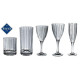 Caren set 6 pahare Flute 180 ml