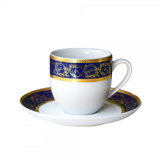 Serviciu Cafea 15 piese Capricio Albastru