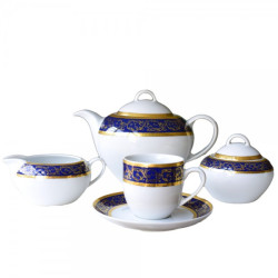 Serviciu Cafea 15 piese Capricio Albastru