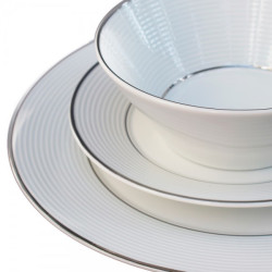 Set farfurii 18 piese Lea Linii Platina