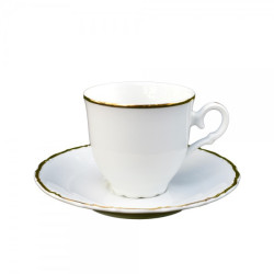 Set cafea 12 piese Ophelia Rand Aur