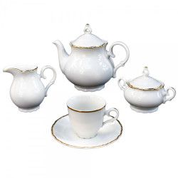Serviciu ceai 15 piese Ophelia Rand Aur