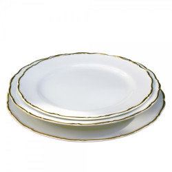 Set farfurii 18 piese Ophelia Rand Aur