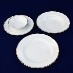 Serviciu masa 28 piese Ophelia Rand Aur