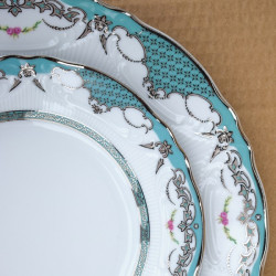 Set farfurii 18 piese Vicomte Azzurro