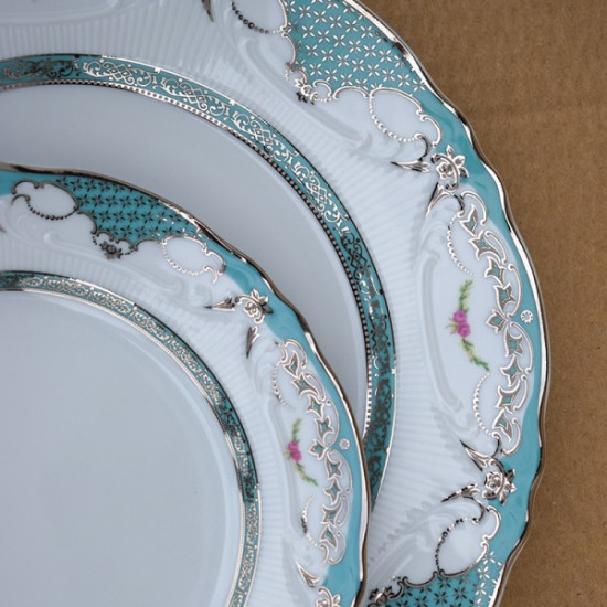 Serviciu masa 25 piese Vicomte Azzurro