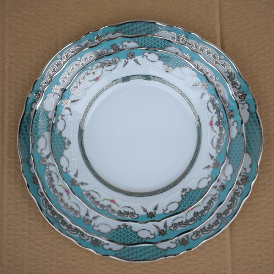 Serviciu masa 25 piese Vicomte Azzurro