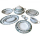 Serviciu masa 25 piese Vicomte Azzurro