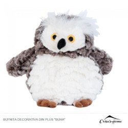 Bufnita decorativa din plus "Buha"