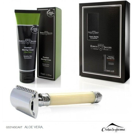 Set cadou de barbierit 2 piese, Aloe Vera, Edwin Jagger