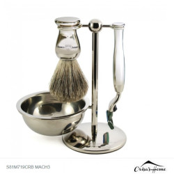 Set de barbierit 4 piese S81M719CRB Mach3, Edwin Jagger