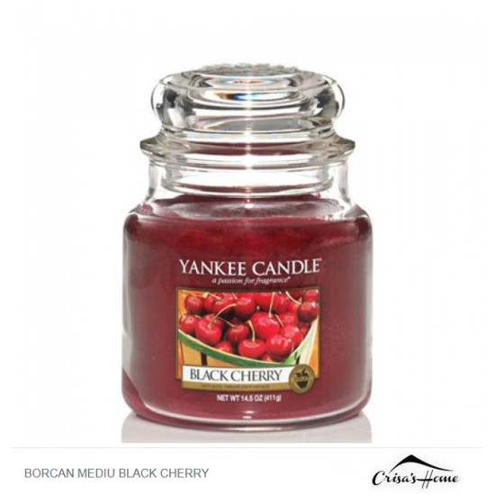 Lumanare Parfumata Black Cherry, Yankee Candle