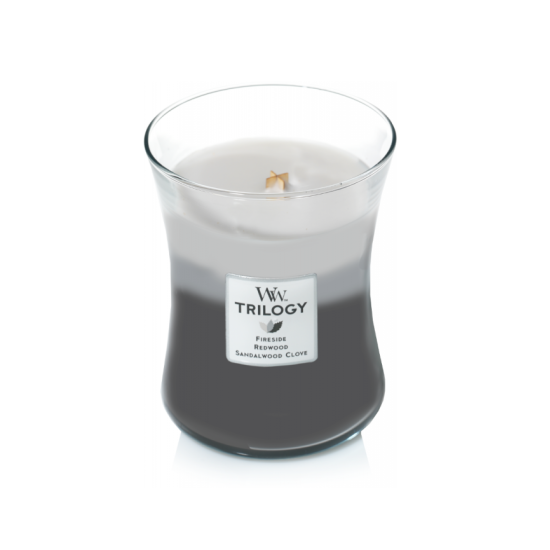 Lumanare Parfumata Borcan Mediu Trilogy Warm Woods